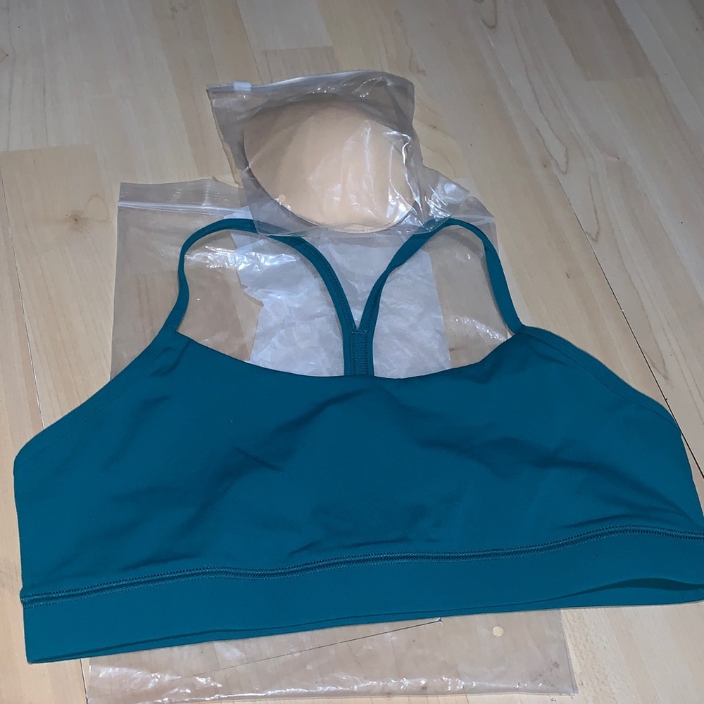 Teal Racerback Sports Bra